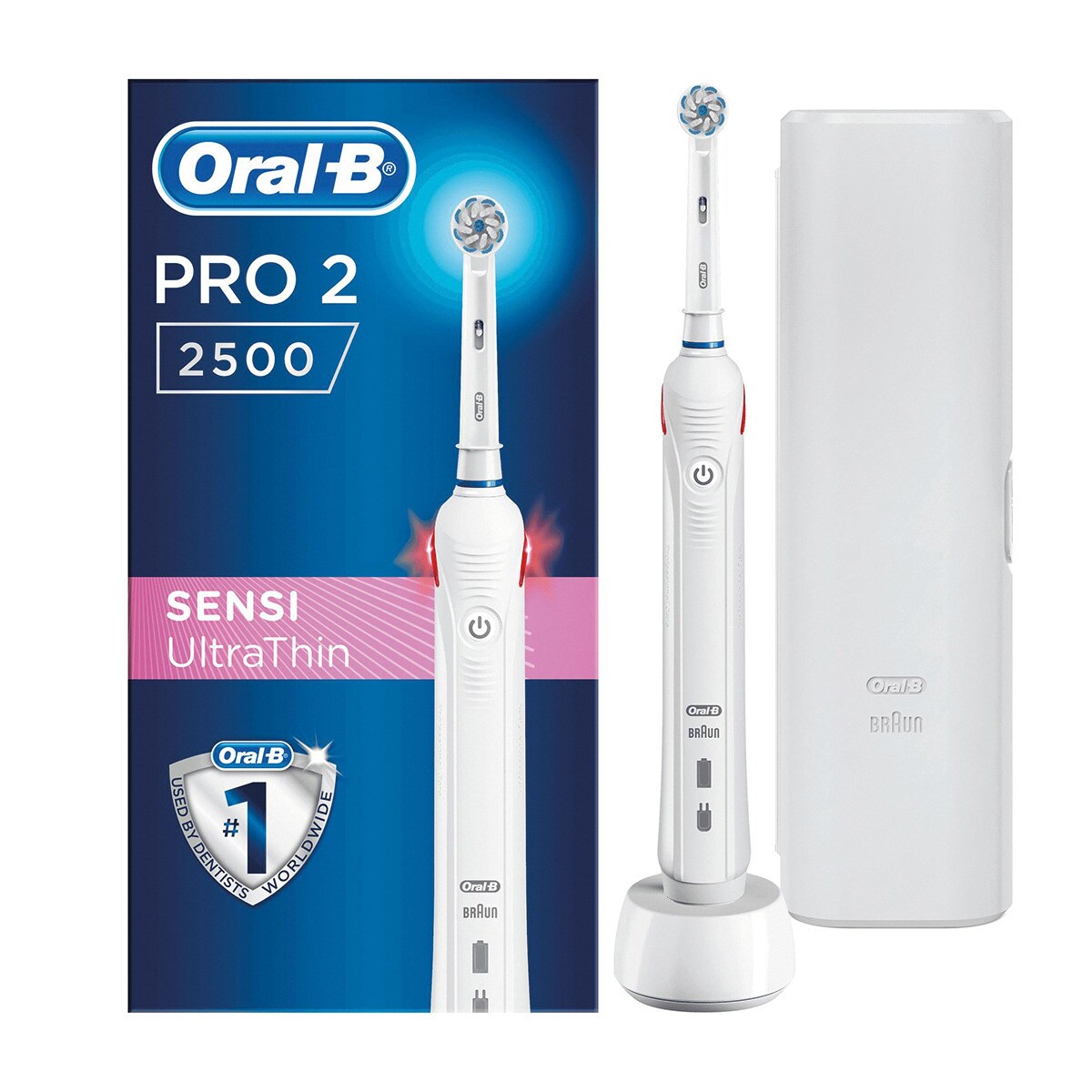 Cepillo de dientes eléctrico Oral-B Pro 2500 con cabezal SensiUltrathin