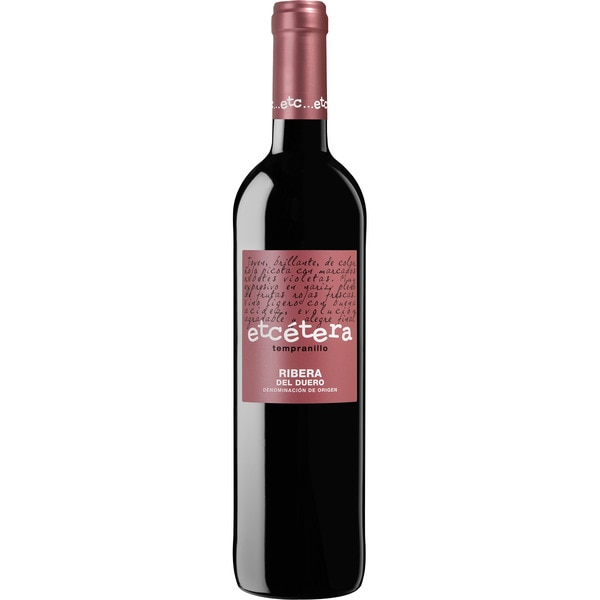 Red wine DO Ribera del Duero bottle 75 cl
