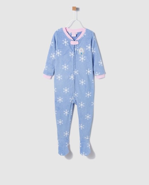Pijama de niña Disney en azul de Frozen