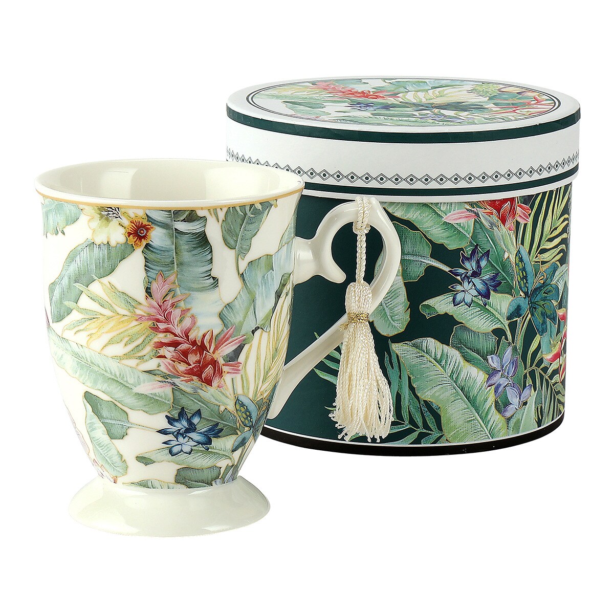 El Corte Inglés - Taza Mug Flor Tropical Multicolor En Oferta El Corte Inglés - Taza Mug Flor Tropical El Corte Inglés.