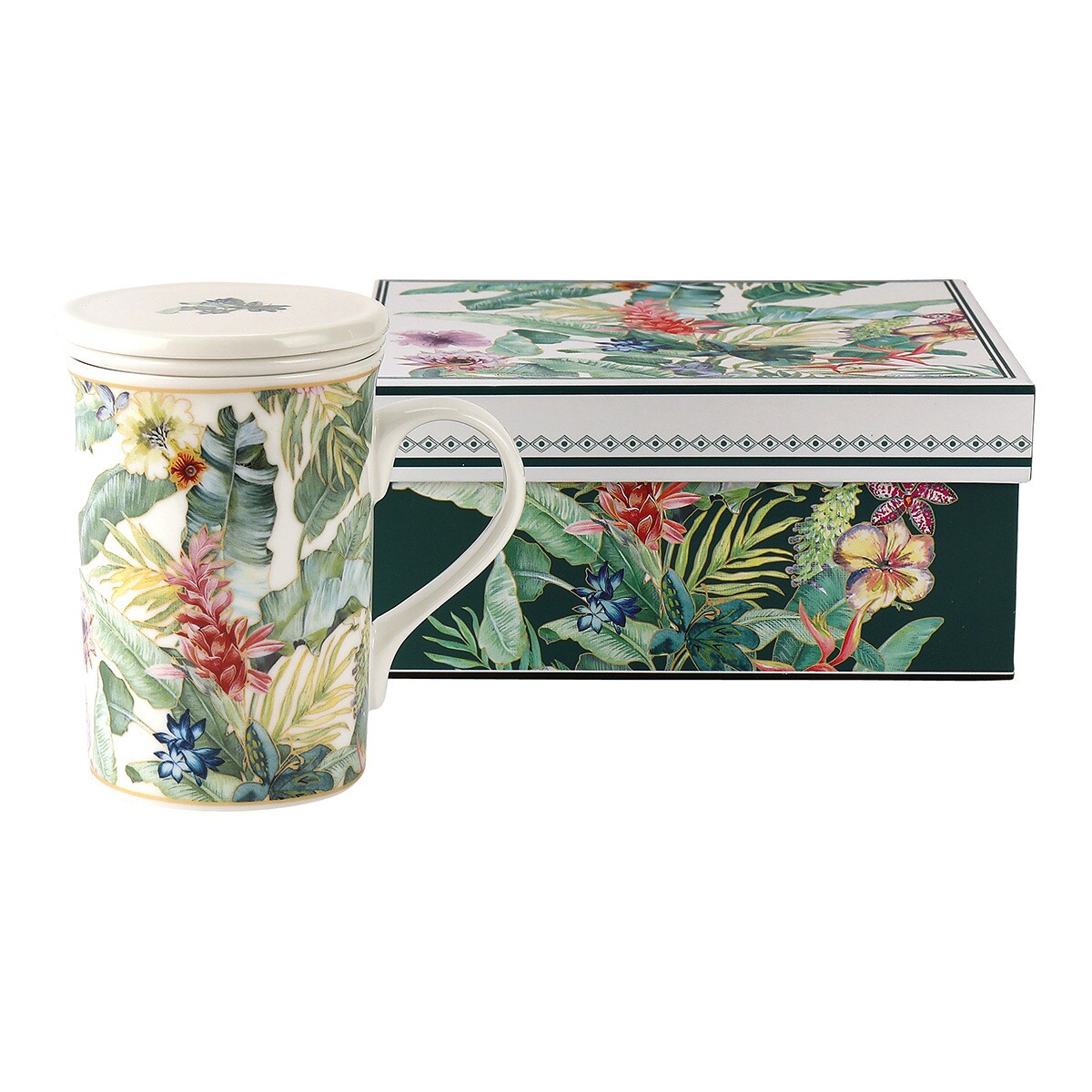 El Corte Inglés - Tisanera Con Filtro Flor Tropical Multicolor En Oferta El Corte Inglés - Tisanera Con Filtro Flor Tropical El Corte Inglés.