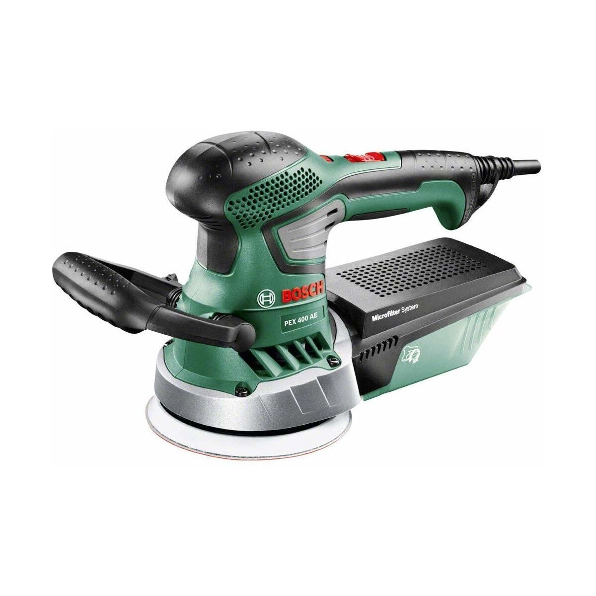 Bosch – Lijadora Rotorbital Eléctrica con cable a red 350 W PEX 400 AE.