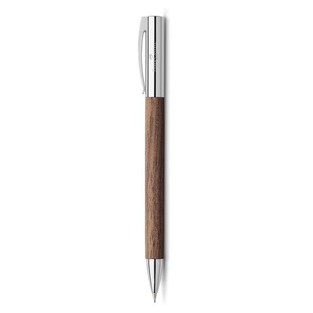 Portaminas Ambition Madera de Nogal Faber-Castell.