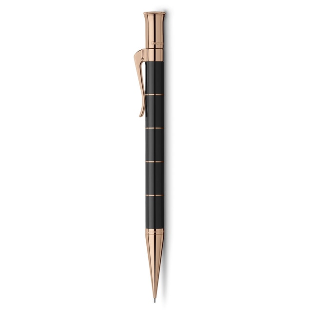 Portaminas Anello Rose Gold Graf von Faber-Castell Negro.