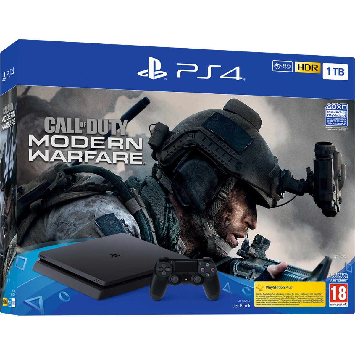 Consola PS4 1TB + Call of Duty: MW 2019