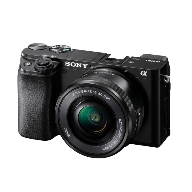 Sony Alpha 6100A. Cámara mirrorless APS-C con objetivo intercambiable 16-50 mm f/3.5-5.6 Power Zoom