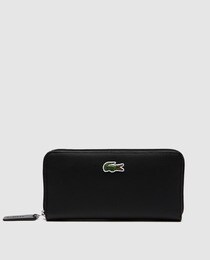 Portefeuille Femme Lacoste Zippe Noir Mode El Corte Ingles