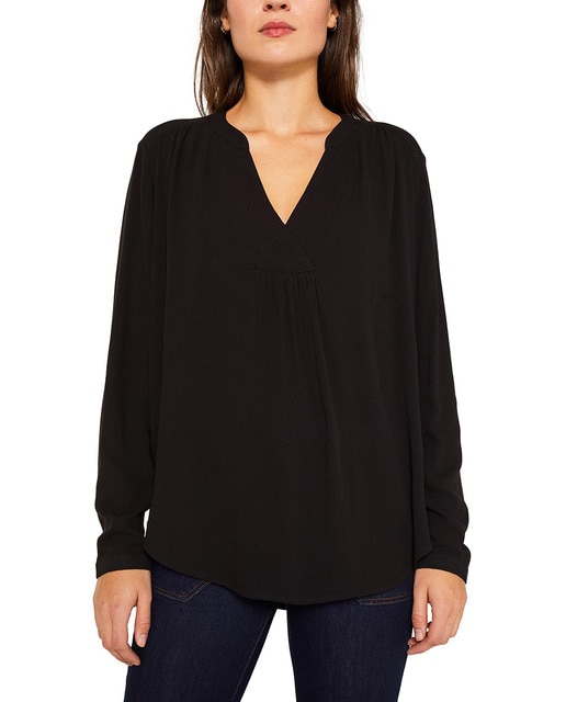 blusa negra mujer