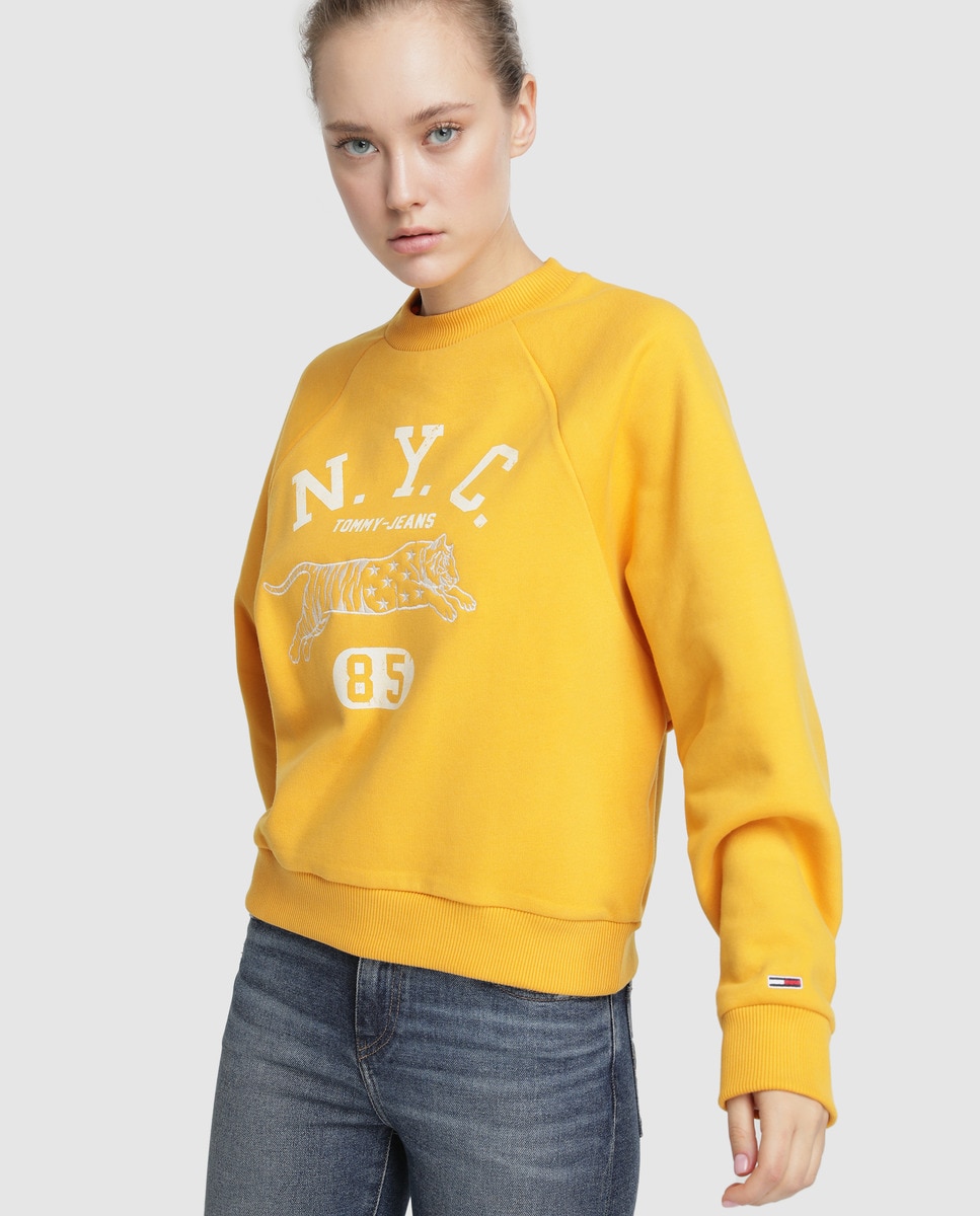Sudadera de mujer con manga ranglan y bordado · Tommy Jeans · Moda · El