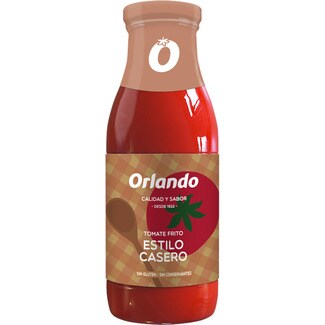 ORLANDO tomate frito estilo casero sin gluten frasco 500 g