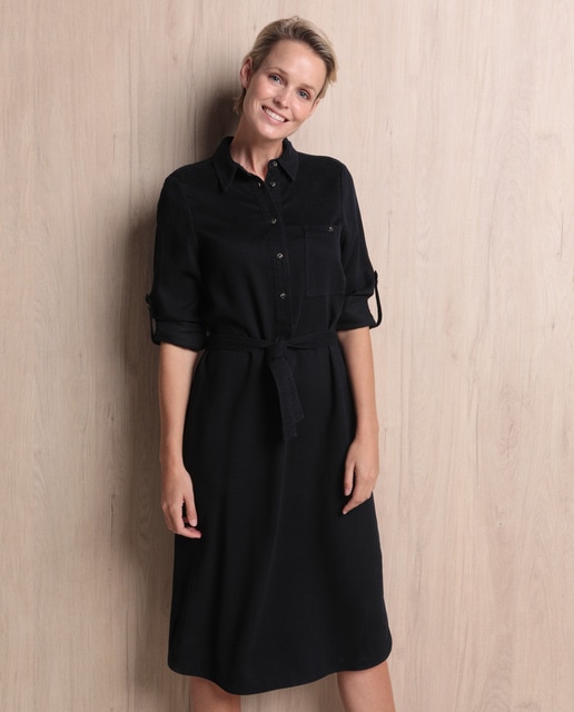 tencel shirt dress