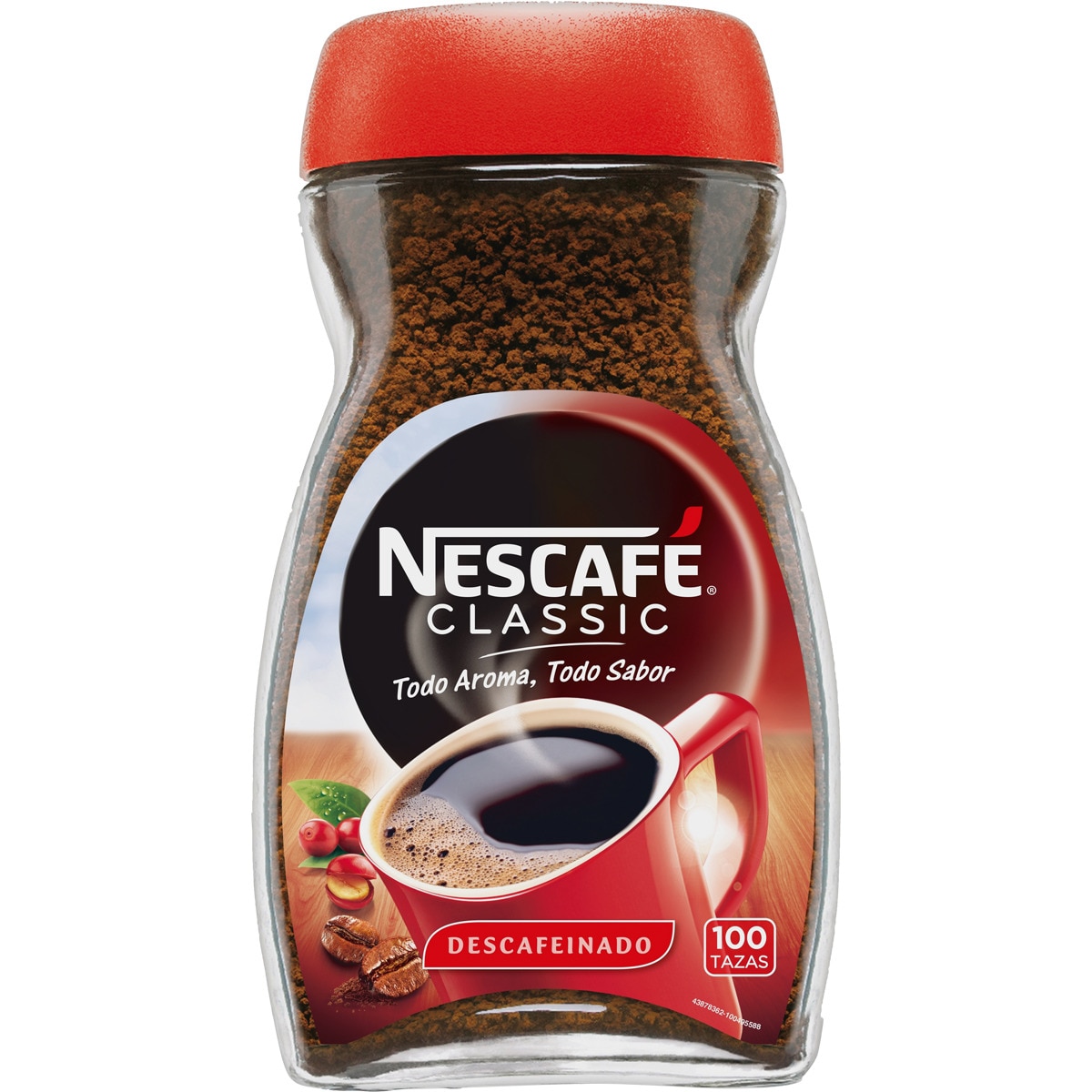 Comprar Classic café soluble descafeinado frasco 200 g · NESCAFE