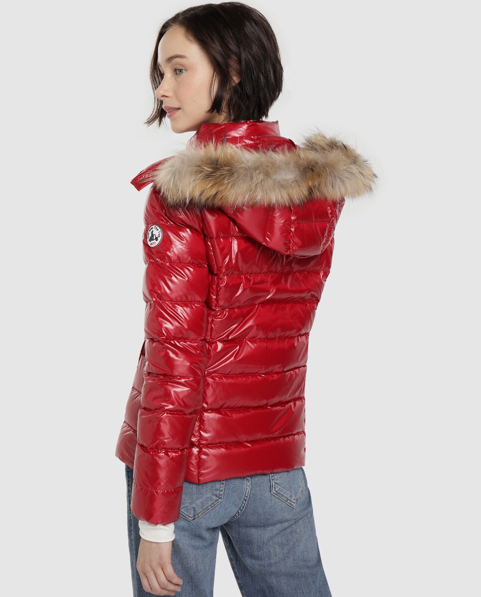 Plumífero corto de mujer lacado · JOTT · Moda · El Corte Inglés