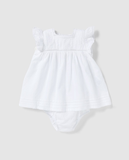 Robe Bebe Fille Blanche A Dentelle Mode El Corte Ingles