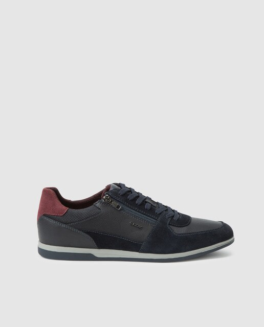 Cabra sensación persecucion Zapatillas de hombre de piel Geox en color azul con cordones ... Cabra sensación persecucion Zapatillas de hombre de piel Geox en color azul con cordones ...