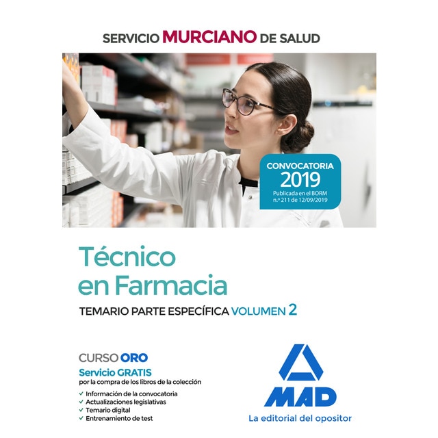 Diplomado en Enfermería del Servicio Murciano de Salud. Temario parte específica volumen 2 (Tapa blanda)