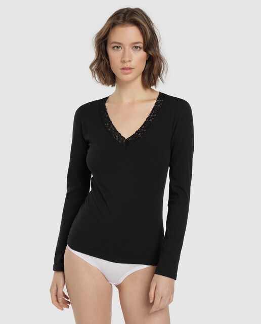 Platino - Camiseta Interior Anahis Manga Larga