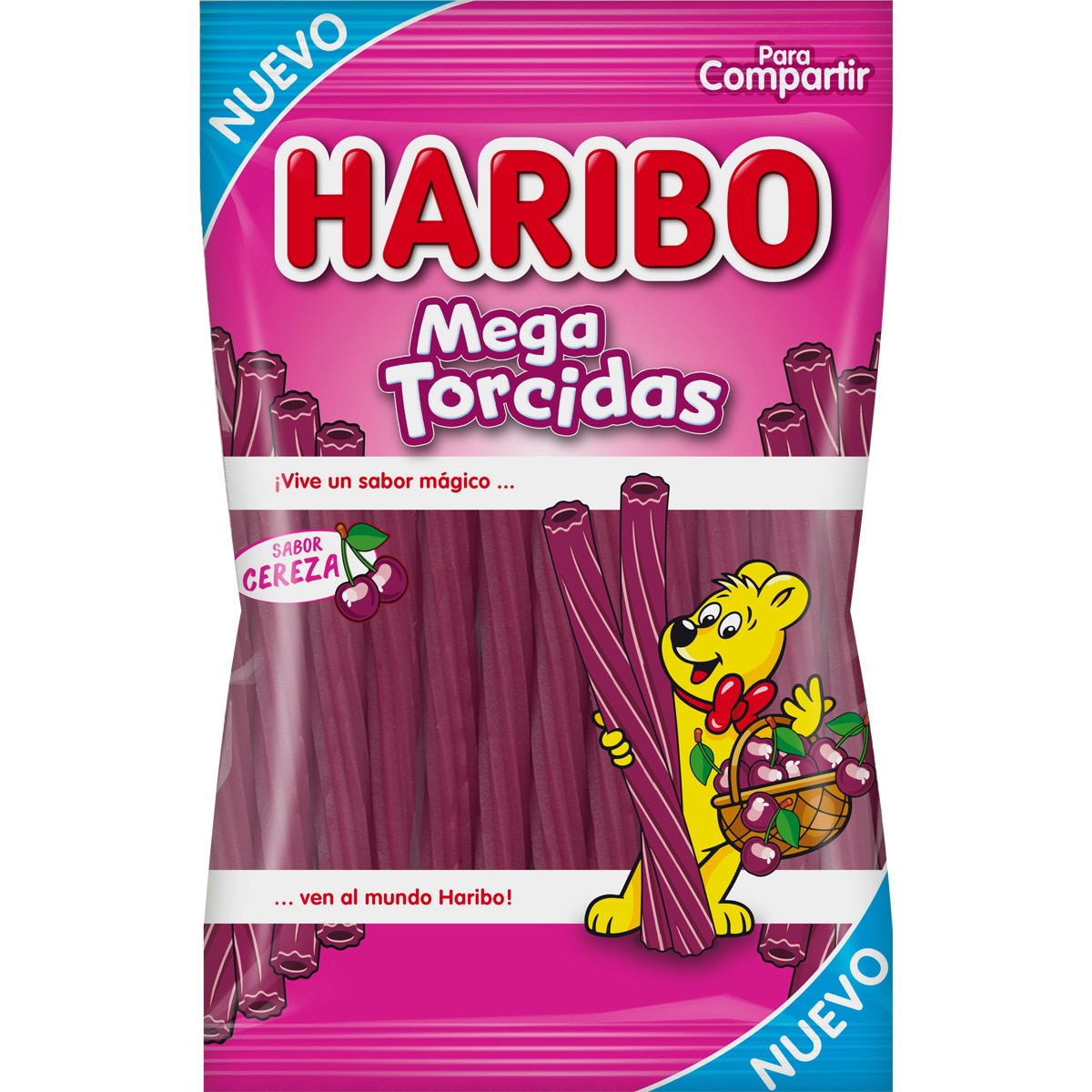 Buy Mega twists cherry flavour bag 160 g · HARIBO · Supermercado El