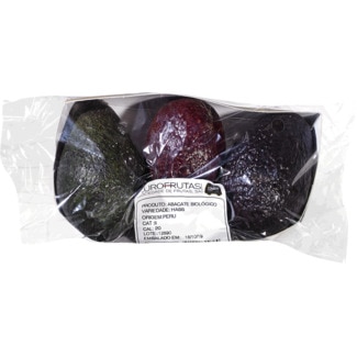 Abacate Hass Biológico embalagem 350 g