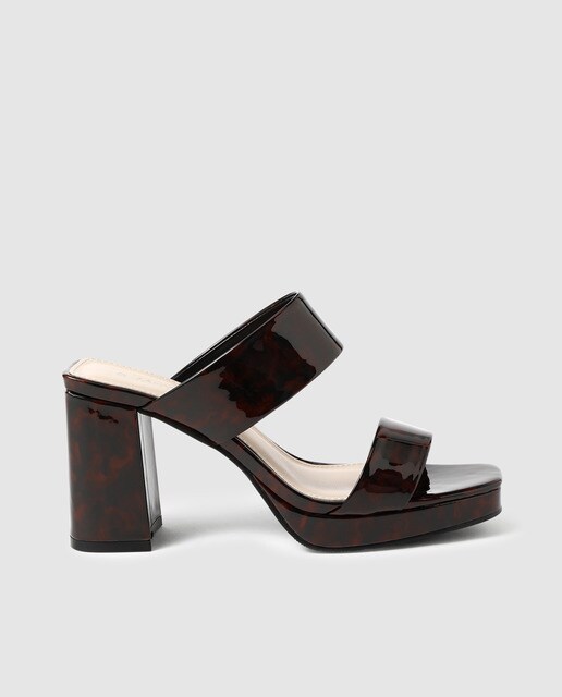 double strap platform sandals