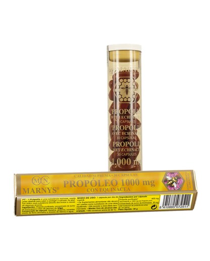 Cápsulas de Propoleo 1000mg y Equinacea Marnys