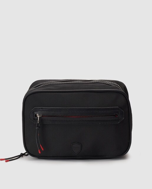 mens black toiletry bag