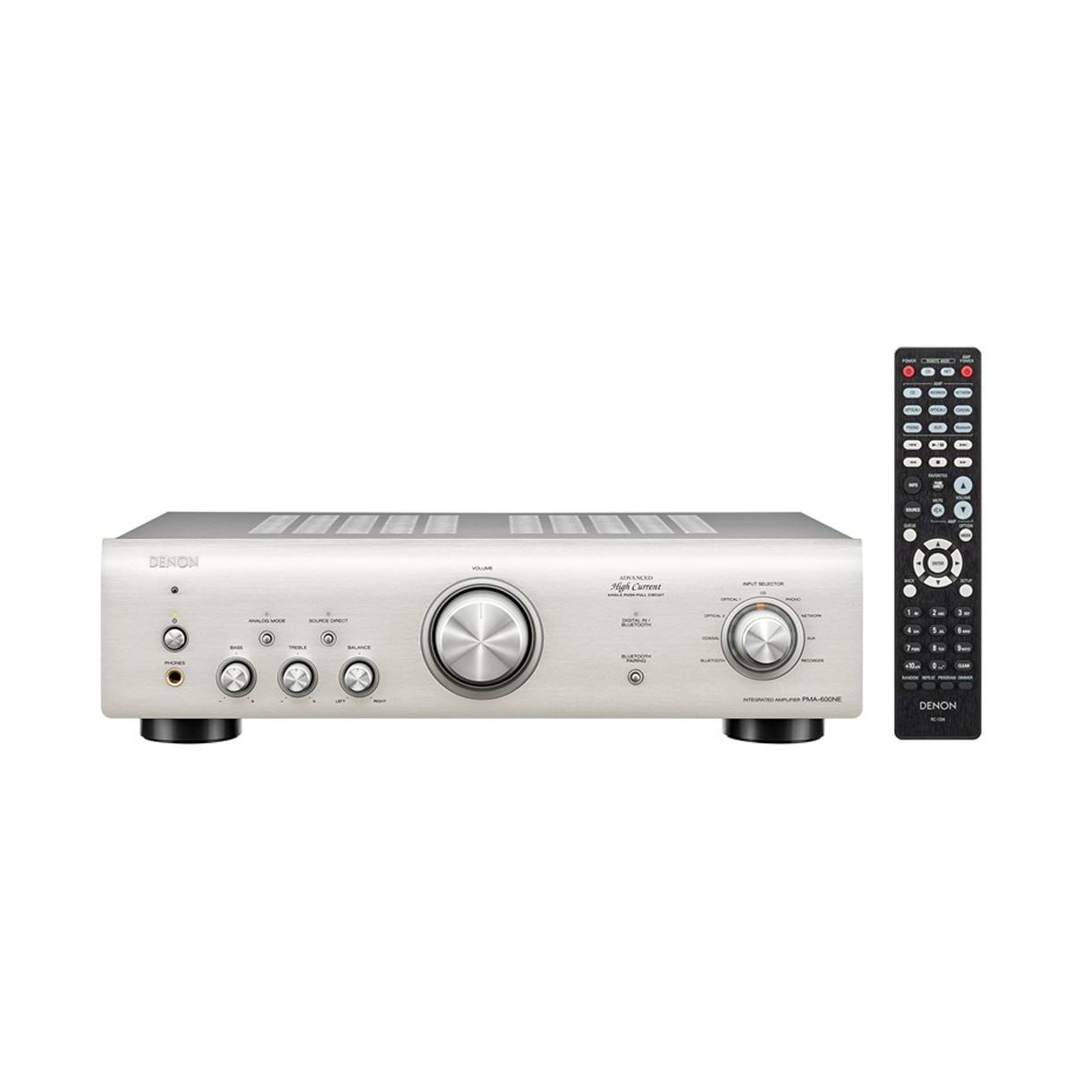 Denon - Amplificador digital integrado Denon PMA 600 Plata.