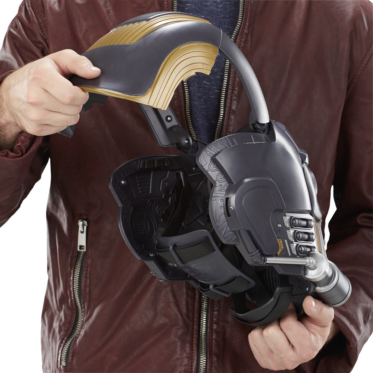 Réplica do capacete elétrico Marvel Star-Lord 3
