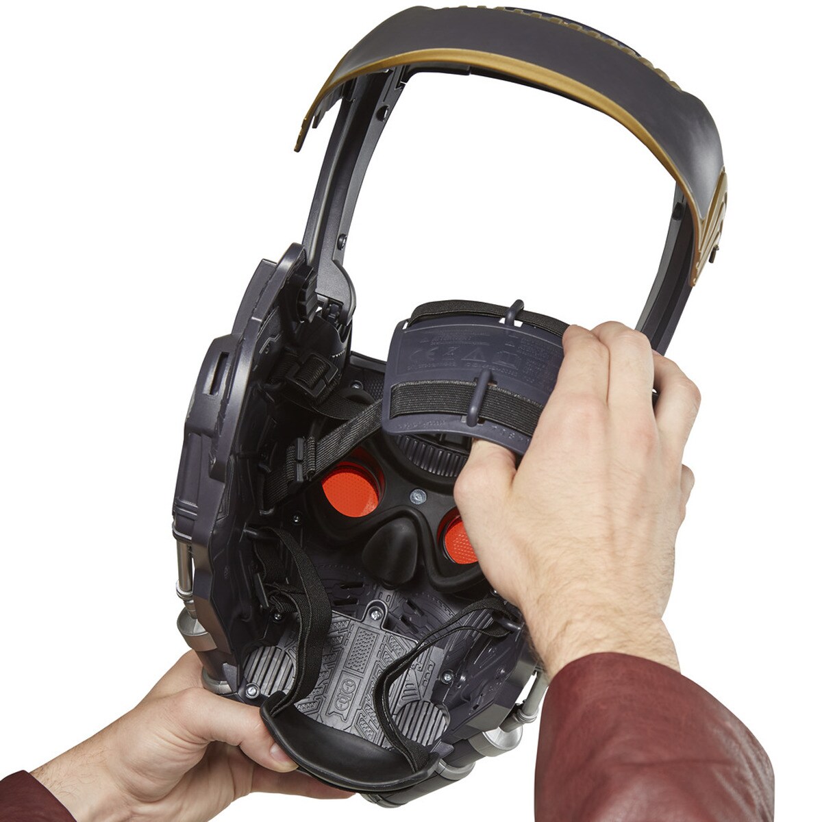 Réplica do capacete elétrico Marvel Star-Lord 4