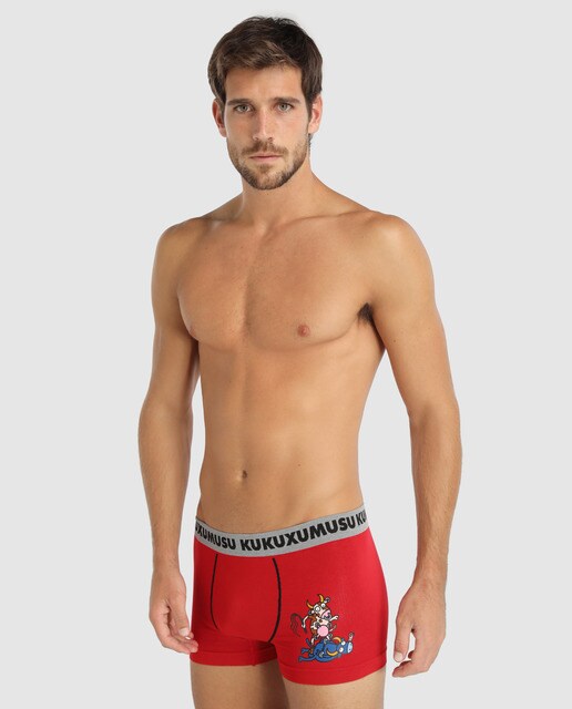 Kukuxumusu - Boxer De Punto De Hombre Rojo