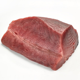 Thunfischfilet frisch geschnitten
