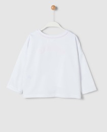 sudadera blanca niña