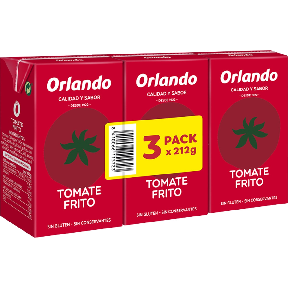 ORLANDO tomate frito carrefour