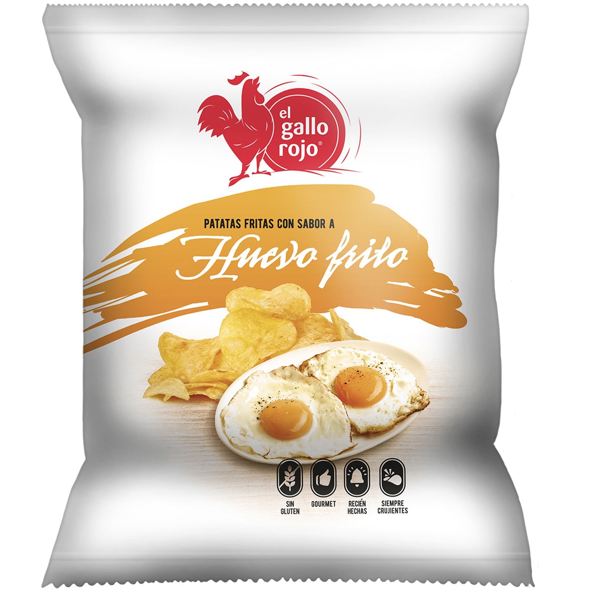 Buy Fried egg flavour crisps bag 120 g · EL GALLO ROJO · Supermercado El Corte Inglés