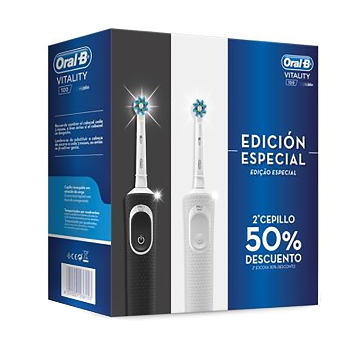 Cepillo de dientes eléctrico Oral-B Vitality 100 duplo CrossAction