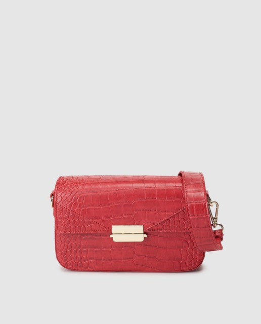 small red crossbody bag