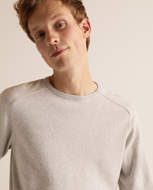 champion sweater grey crew neck el corte ingles
