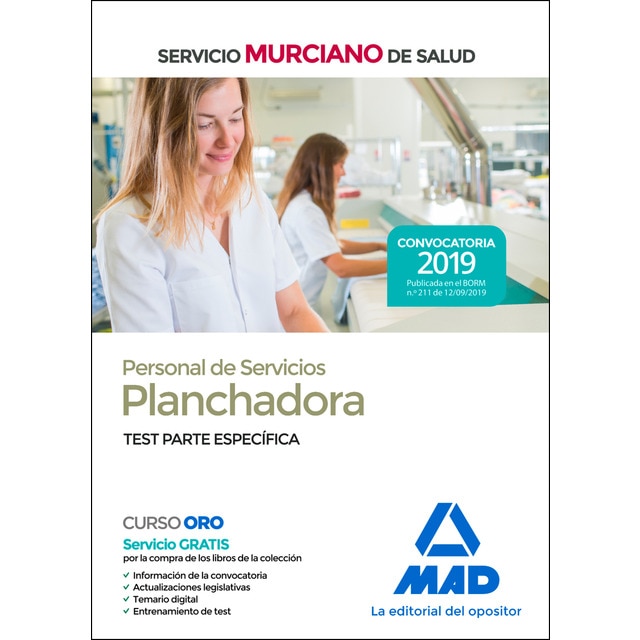 Personal de servicios, opción planchadora. Temario parte específica