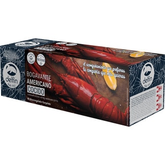 DELFIN cooked American lobster case 350 drained weight g