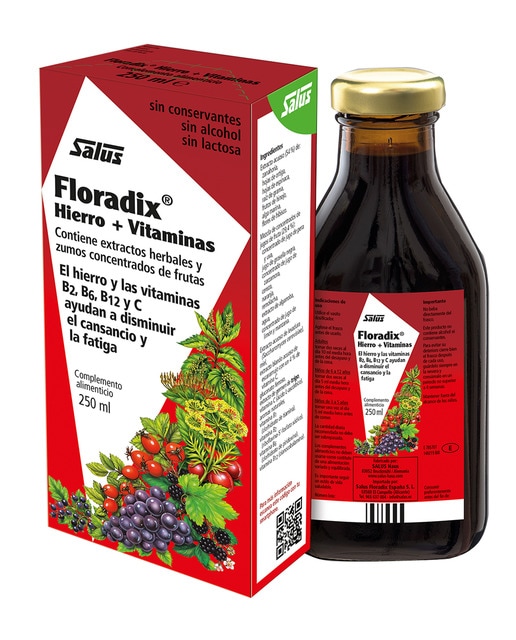 Floradix - Formulación Líquida De Hierro + Vitaminas 250 Ml