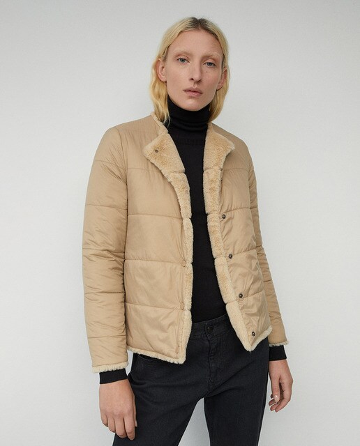 sfera chaqueta piel mujer sfera chaqueta piel mujer