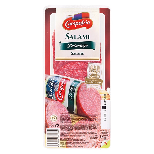 Comprar Salame Palaciego em Fatias sem Glúten embalagem 60 g