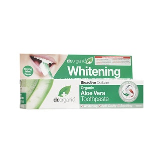 Dr.Organic Pasta de Dentes com Aloe Vera Biológico embalagem 100 ml