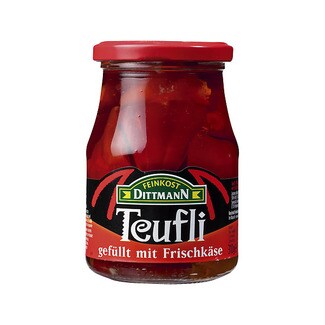 Dittmann Malagueta Vermelha com Queijo Fresco frasco 290 ml