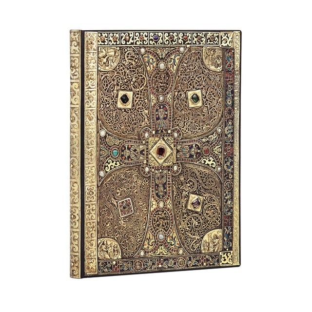 Libreta Lindau Midi (130×180) Lisa Paperblanks Dorado.