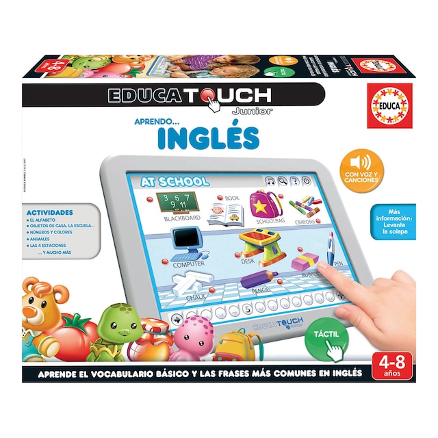 Educa Touch Junior aprendo inglés Educa Borrás