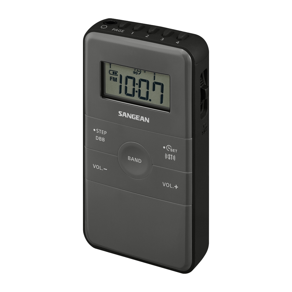 Sangean - Radio de bolsillo Sangean Pocket 140 Gris.