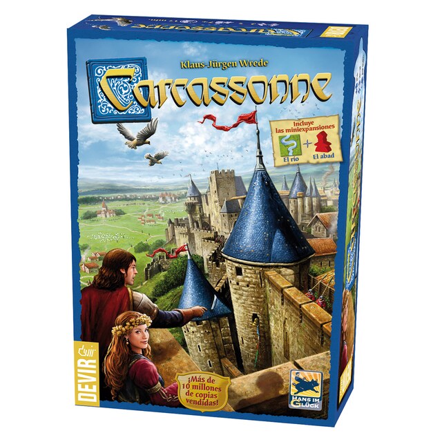 Juego de mesa Carcassonne.