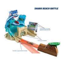 pista coches tiburon