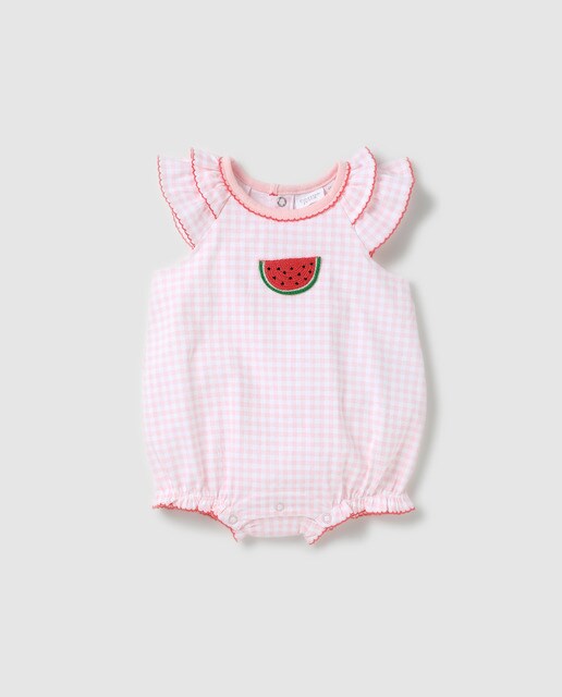 baby gingham pyjamas